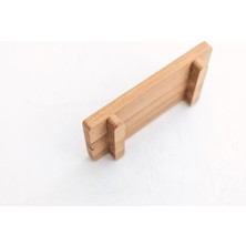 Koza Wood Art Natural Ahşap Suşi Sunum ve Servis Tabağı