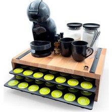 Koza Dolce Gusto Ahşap Kapsül Tutucu - 70 Bardaklık