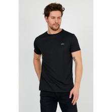 Slazenger Republıc Siyah Erkek T-Shirt