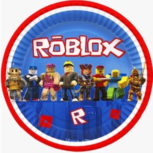 Parti Furyası Roblox Parti Malzemeleri 8 Kişilik 50X70  cm Afişli Set