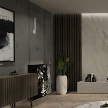 Newbury 50 Lık Ledlı Teklı Krom Aplık