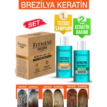 Fitness Professional Saç Düzleştirici Keratin Bakımı ve Tuzsuz Şampuan Seti 100 ml + 100 ml