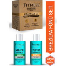 Fitness Professional Saç Düzleştirici Keratin Bakımı ve Tuzsuz Şampuan Seti 100 ml + 100 ml