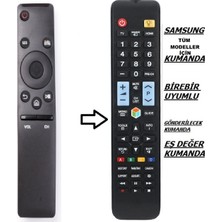 Ata Elektronik Samsung Tüm Modeller K ve M Sihirli Air Yerine Smart Tv Yedek Tuşlu Model Kumandası