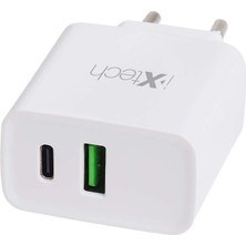 İXtech IX-CC011 Type -C USB Çift Çıkışlı 20W Güç Adaptörü