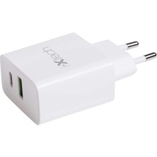 İXtech IX-CC011 Type -C USB Çift Çıkışlı 20W Güç Adaptörü