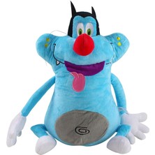 Sinley 38 cm Oggy ve Hamamböceği Şişman Kedi Oggy Peluş Oyuncak (Yurt Dışından)