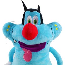 Sinley 38 cm Oggy ve Hamamböceği Şişman Kedi Oggy Peluş Oyuncak (Yurt Dışından)