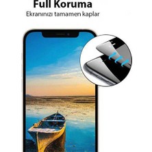 Polhammobile Polham Apple iPhone 13 Pro Max 9d Full Kaplama Kırılmaz Ekran Koruyucu, Kabarcık Bırakmaz Teknoloji