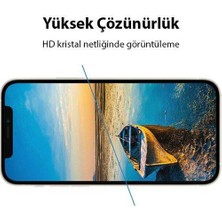 Polhammobile Polham Apple iPhone 13 Pro Max 9d Full Kaplama Kırılmaz Ekran Koruyucu, Kabarcık Bırakmaz Teknoloji