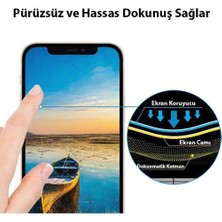 Polhammobile Polham Apple iPhone 13 Pro Max 9d Full Kaplama Kırılmaz Ekran Koruyucu, Kabarcık Bırakmaz Teknoloji