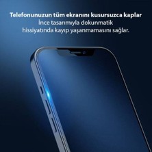 Polhammobile Polham Apple iPhone 12,12 Pro 9d Ekran Koruyucu, Tempered Full Kaplama Kırılmaz Koruyucu