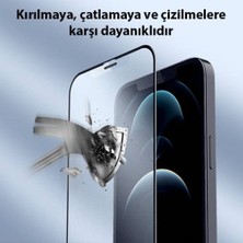 Polhammobile Polham Apple iPhone 12,12 Pro 9d Ekran Koruyucu, Tempered Full Kaplama Kırılmaz Koruyucu