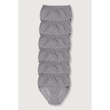 Kadın Beyaz 6'lı Paket  Ribana Bato Külot ELF568T0922CCM6