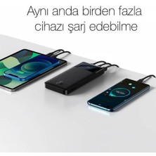 Baseus 20W 30000 Mah Taşınabilir Powerbank,digital Göstergeli 4 Girişli Ultra Hızlı Powerbank