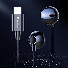 Baseus Mikrofonlu Type C Kulaklık 6d Kablolu Typce Kulaklık Huawei Samsung Xiaomi Lg Kulaklık