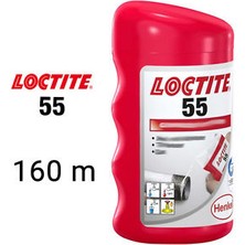 Loctite 55 Boru ve Dişli Sızdırmazlık Ipi Teflon Bant 160 Metre