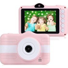 Bintech X600 1080P Hd Mini Dijital Kamera Çocuklar Için Video Kamera ile 3.5 Inç Ekran Çift Kamera