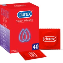 Durex Yakın Hisset 40'lı İnce Prezervatif