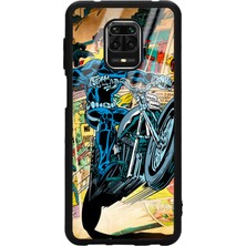 Spoyi Xiaomi Redmi Note 9 Pro Hayalet Sürücü Tasarımlı Glossy Telefon Kılıfı