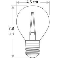 Cata CT-4283 4W E27 Amber Rustik LED Ampul Cata