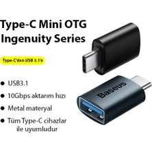 Baseus Type-C To USB 3.1  Dönüştürücü Adaptör Mini Otg Ingenuity Series