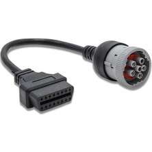 Streak Deutsch Cummins J1708 6 16 Pin Obd2 Dönüştürücü Kablo Soketi