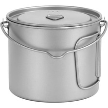 Top Sport 1100 ml Titanium Pot Kapak ve Katlanabilir Kolu ile (Yurt Dışından)