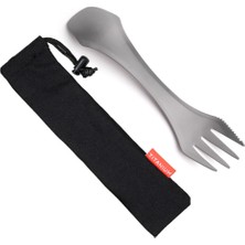 Top Sport 2-In-1 Spork Titanyum Kaşık Çatal Piknik Seyahat Kamp (Yurt Dışından)