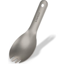 Lixada Kısa Saplı Titanyum Spork Ultralight Çocuk Bebek (Yurt Dışından)