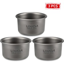 Lixada 35 ml Mini Titanium Çay Bardağı Ev Ofis Açık (Yurt Dışından)