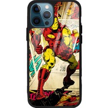 Spoyi Apple iPhone 11 Pro Iron Man Demir Adam Tasarımlı Glossy Telefon Kılıfı