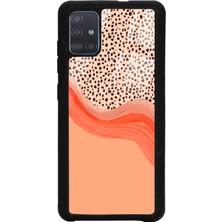 Spoyi Samsung A51 Nude Benekli Tasarımlı Glossy Telefon Kılıfı