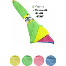 Yayke Çok Amaçlı 4'lü Mikro Fiber Temizlik Bezi
