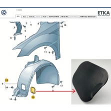 Parça Deponuz Passat (2015 ve Sonrası) Sol Çamurluk Davlumbaz Kapağı. Orijinal