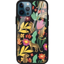 Spoyi Apple iPhone 11 Pro Çiçekli Kediler Tasarımlı Glossy Telefon Kılıfı