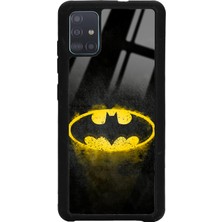 Spoyi Samsung A51 Yellow Batman Tasarımlı Glossy Telefon Kılıfı