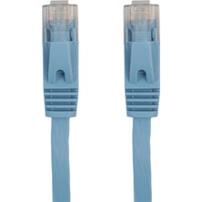 Düz Ethernet Cat6 Ağ Kablosu Yama Kurşun Akıllı Tv / Ps4 0.5m Mavi Için(Yurt Dışından)