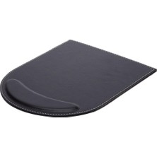 Lovıver Pu Deri Fare Mat Pad Kalite Kalın Kaymaz Köpük 220 cm Siyah Siyah (Yurt Dışından)