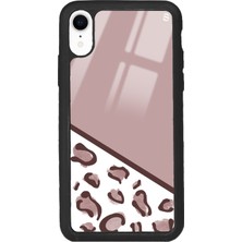 Spoyi Apple iPhone Xr Kahve Leopar Tasarımlı Glossy Telefon Kılıfı