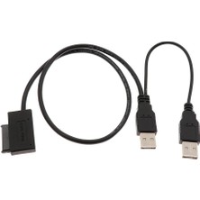 Lovıver Usb 2.0 Ila Mini Sata 7 + 6 13 Pin Kablosu Dizüstü Bilgisayar Cd / Dvd Rom Slimline Sürücü (Yurt Dışından)