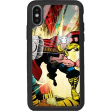Spoyi Apple iPhone Xs Max Thor Tasarımlı Glossy Telefon Kılıfı