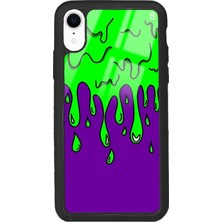 Spoyi Apple iPhone Xr Neon Damla Tasarımlı Glossy Telefon Kılıfı
