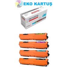 Eko Kartuş Hp Color Laserjet CP1025NW (CE310-CE311-CE312-CE313) Muadil Toner