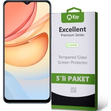 Kzy Vivo Y53S Temperli Ekran Koruyucu Kırılmaz Cam Ekonomik 5'li Paket