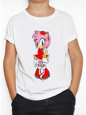 TakeTshirt Sonic  Amy Rose Çocuk Tişört