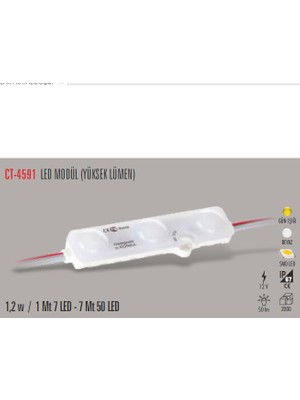 Cata Ct-4591 1,2W Beyaz Modül LED