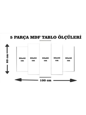 Map 5 Parça Mdf TABLONHL300