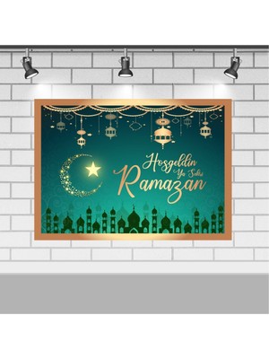 Parti Furyası Ramazan Süsleri Branda Afişi 70X100 cm