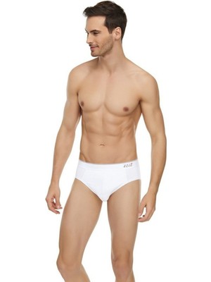 Elit Erkek Likralı Pamuklu Kemerli Spor Slip külot 3'lü Paket
